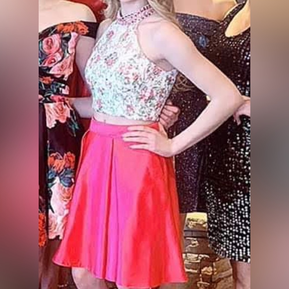 Homecoming/prom dress.  Mixed 2 piece set. Size XS/2